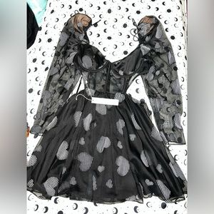 For Love & Lemons Alexandra Long Sleeve Mini Dress